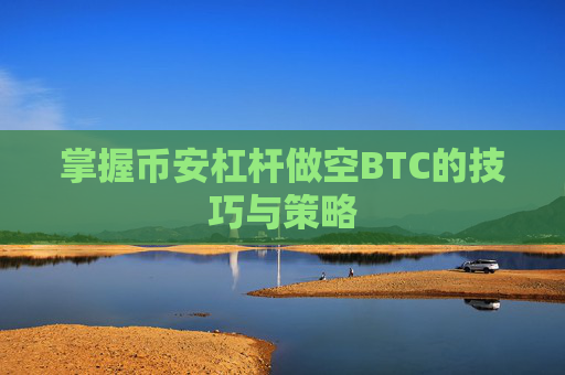 掌握币安杠杆做空BTC的技巧与策略