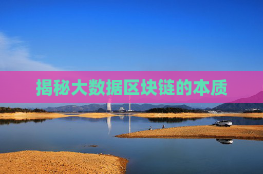 揭秘大数据区块链的本质
